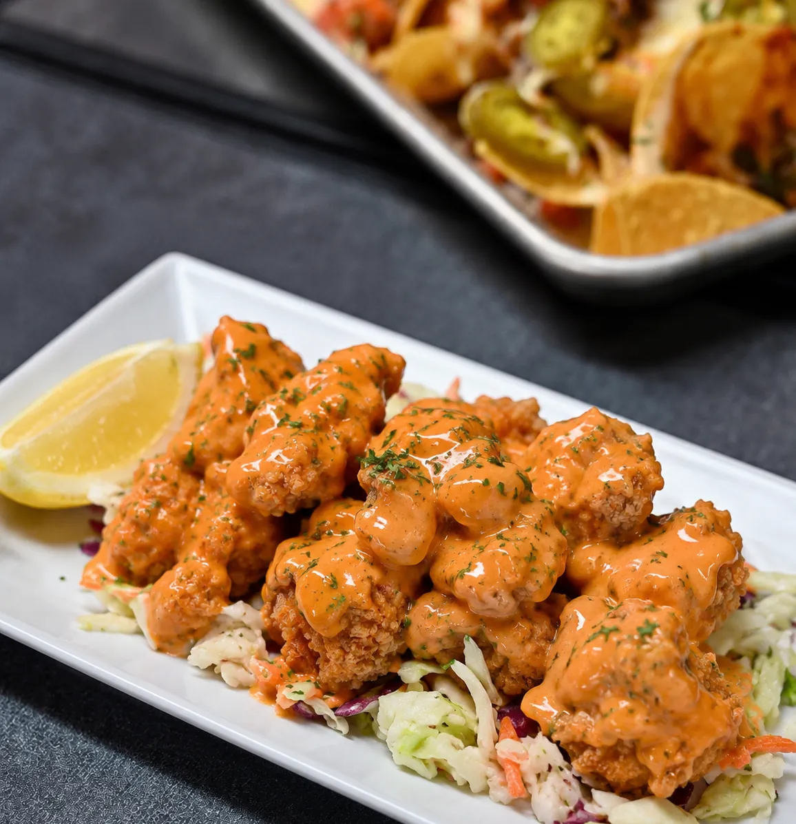 Crispy shrimp appetizer at Pour Taproom Jacksonville