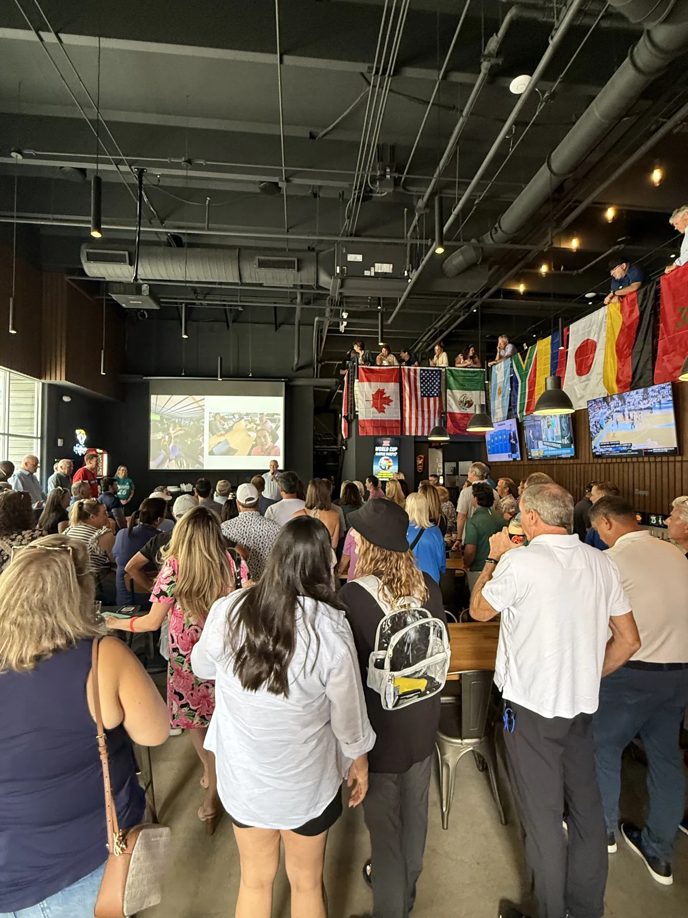 Packed watch party at Pour Taproom Jacksonville